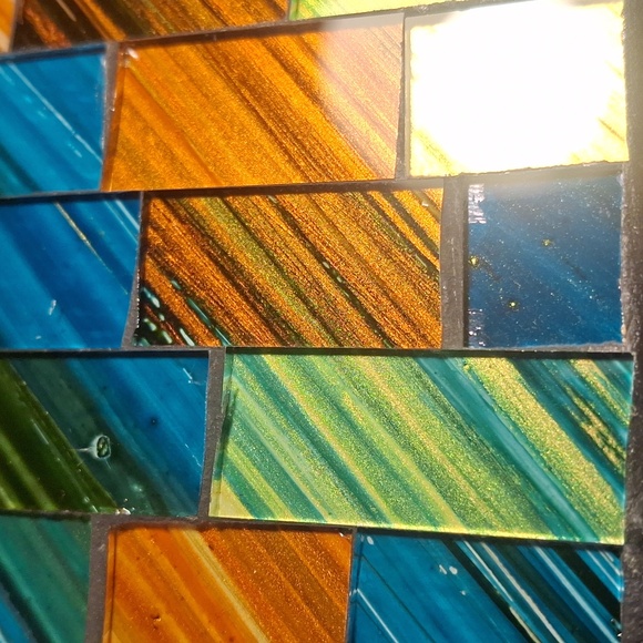 Vintage Geometric Glass Handbag - Picture 6 of 9